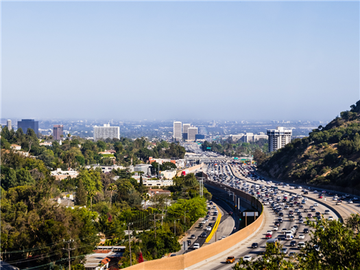 Highway in Los Angeles, CA