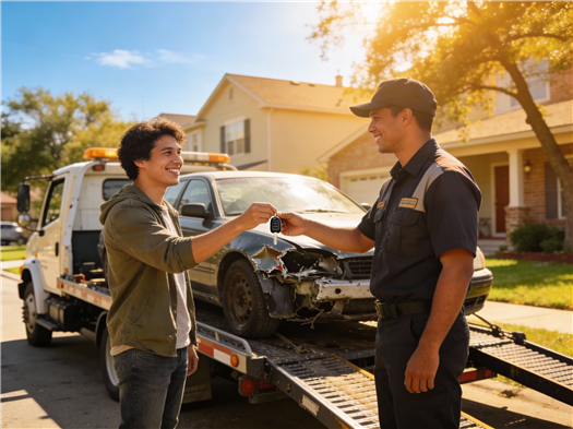 sell a cara damaged accident car in  houston